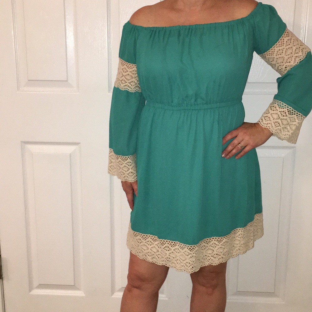 Jade off the shoulder dress